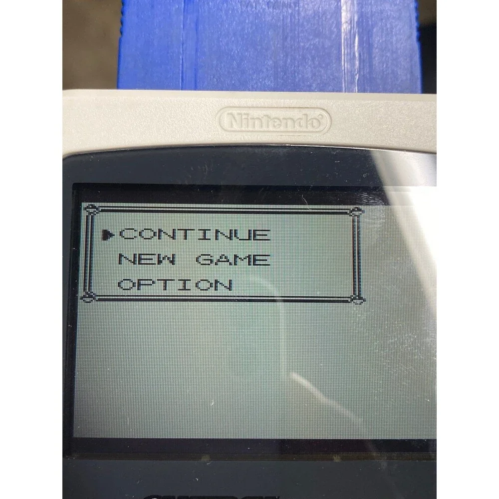 Pokémon Blue Version Gameboy Cartridge (Authentic, Tested, Saves) vintage wear